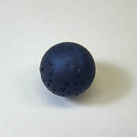 Polaris-Perle Struktur 14mm dunkelblau